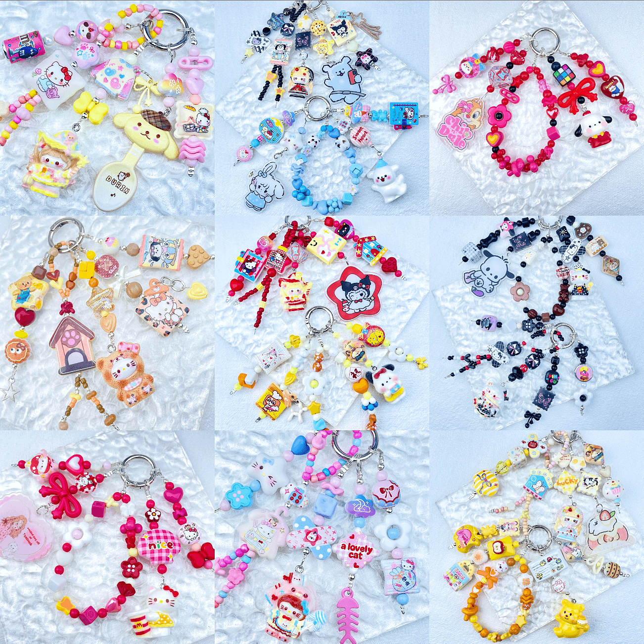 [Holiday Celebration] Premium Handmade Kawaii Cutie Phone Decor Keychain