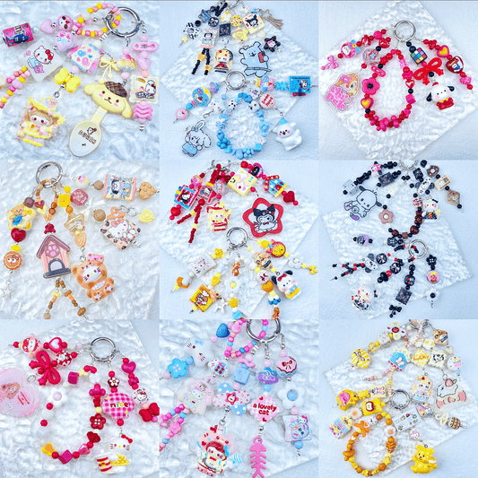 [Holiday Celebration] Premium Handmade Kawaii Cutie Phone Decor Keychain