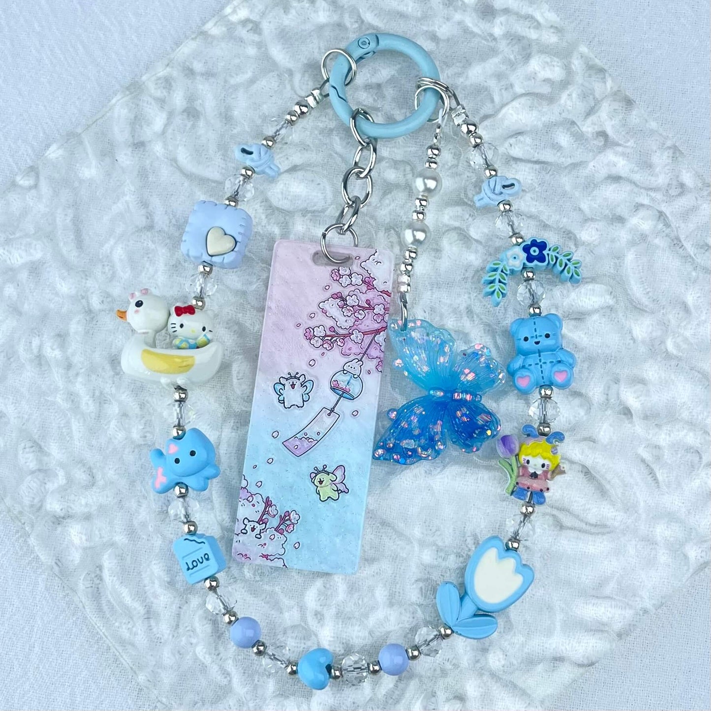 [Limited Edition] Premium Handmade Metal Alloy Kawaii Cutie and Acrylic Pad Phone Chains-Special Launch Price!