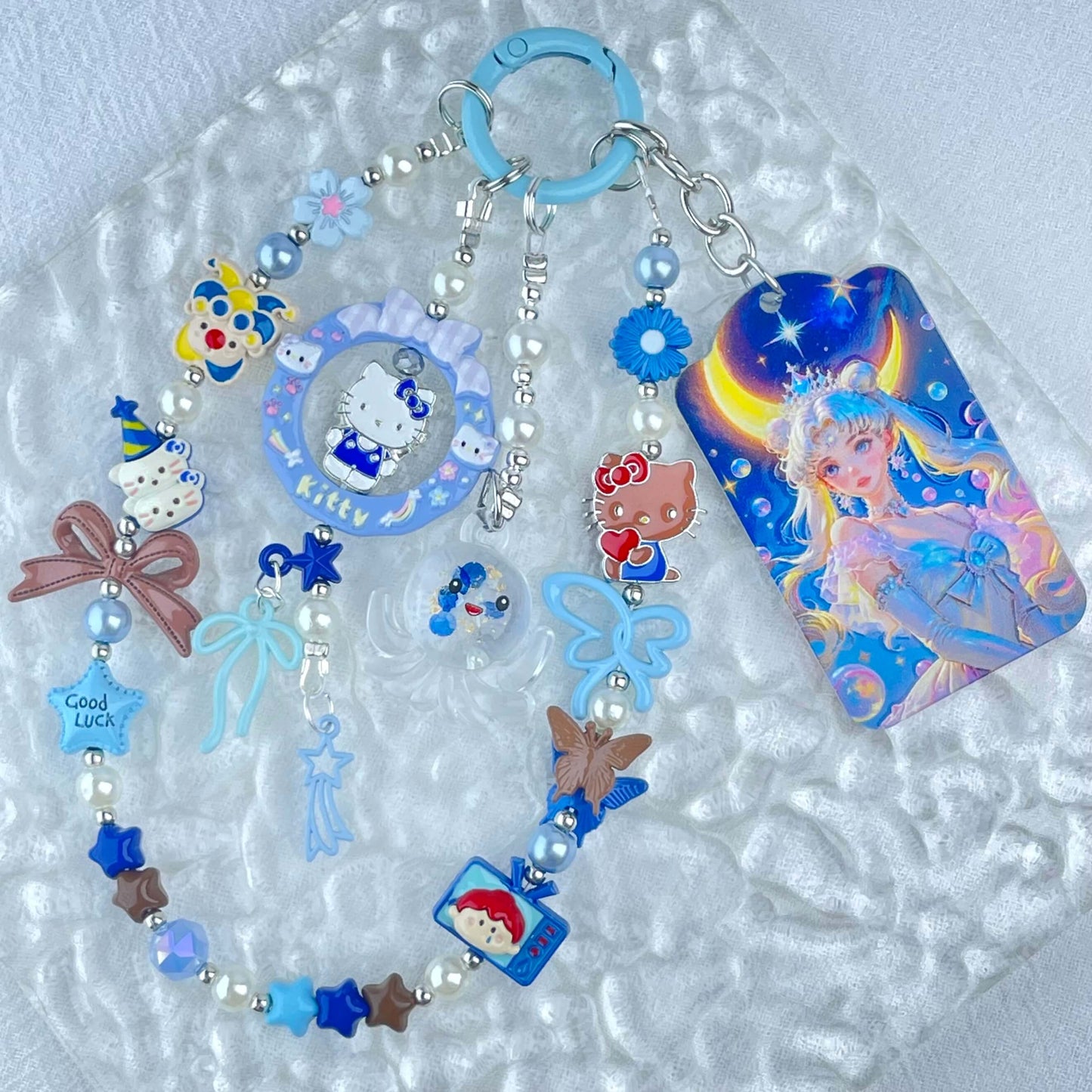 [Limited Edition] Premium Handmade Metal Alloy Kawaii Cutie and Acrylic Pad Phone Chains-Special Launch Price!