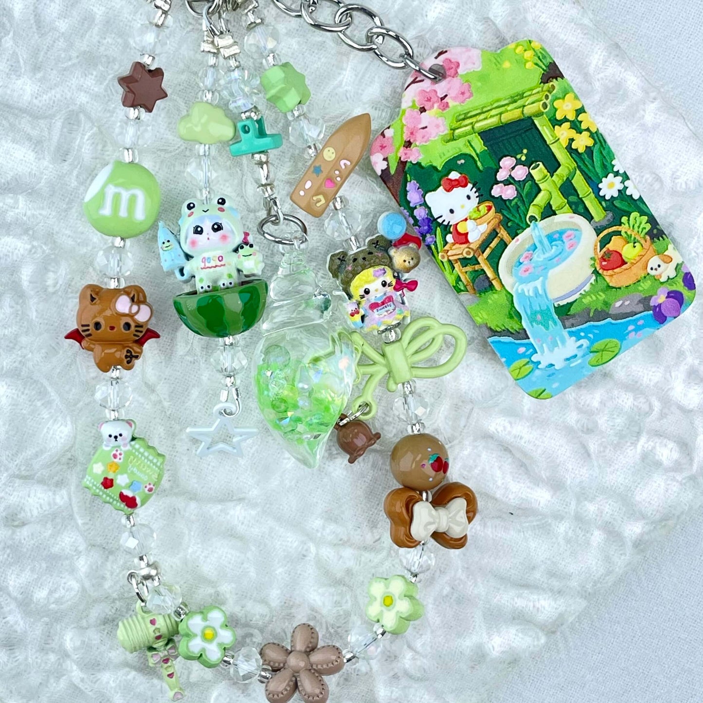 [Limited Edition] Premium Handmade Metal Alloy Kawaii Cutie and Acrylic Pad Phone Chains-Special Launch Price!