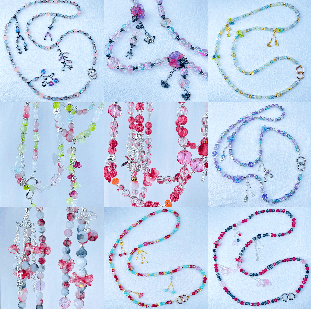 [New Arrival] Premium Handmade Glass Beads Elegant and Beautiful Crossbody Chain-SPECIAL LAUNCH PRICE!