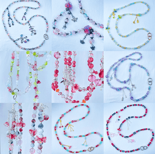 [New Arrival] Premium Handmade Glass Beads Elegant and Beautiful Crossbody Chain-SPECIAL LAUNCH PRICE!