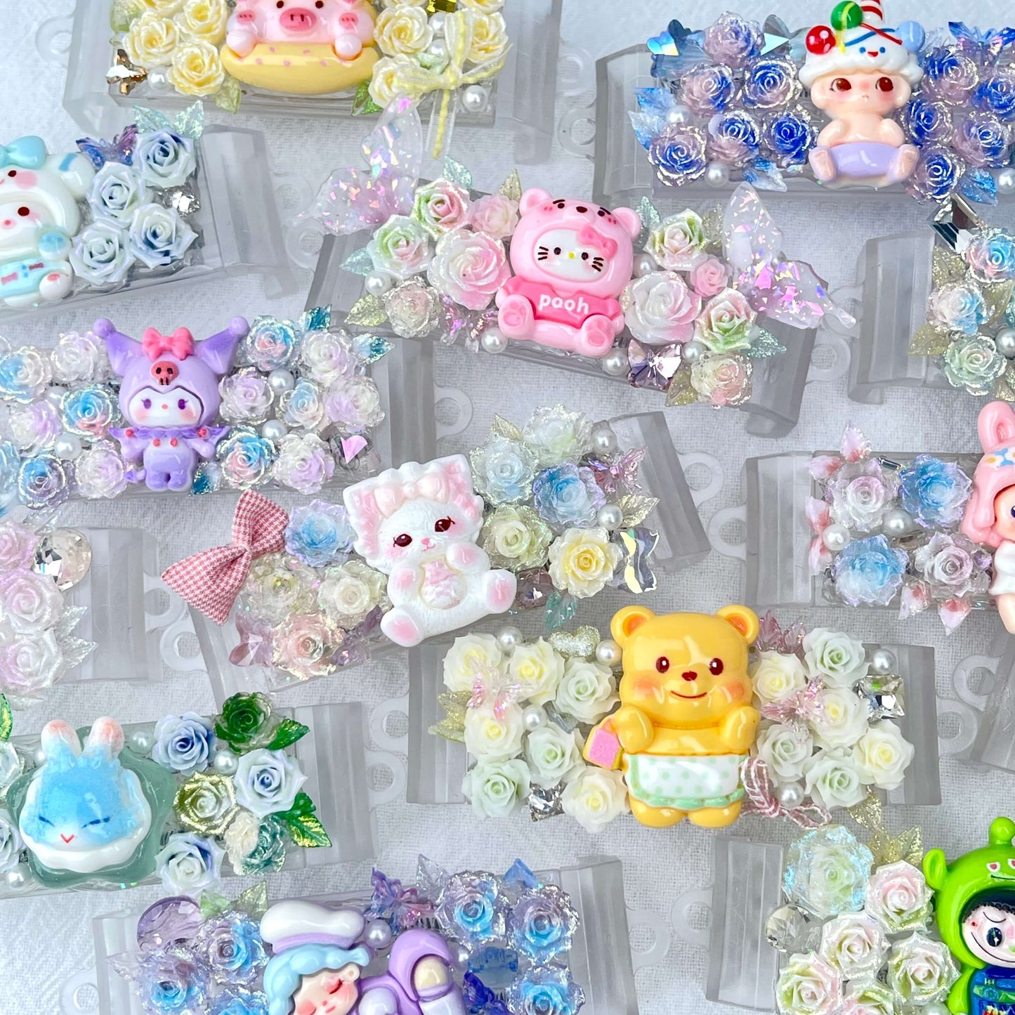 [New Arrival] Kawaii Cutie Flower Blossom Style Handmade Phone Clips-Special Launch Price!