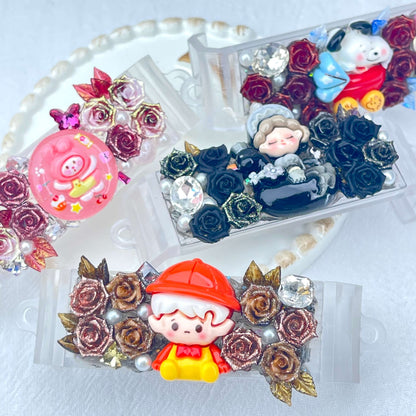 [New Arrival] Kawaii Cutie Flower Blossom Style Handmade Phone Clips-Special Launch Price!
