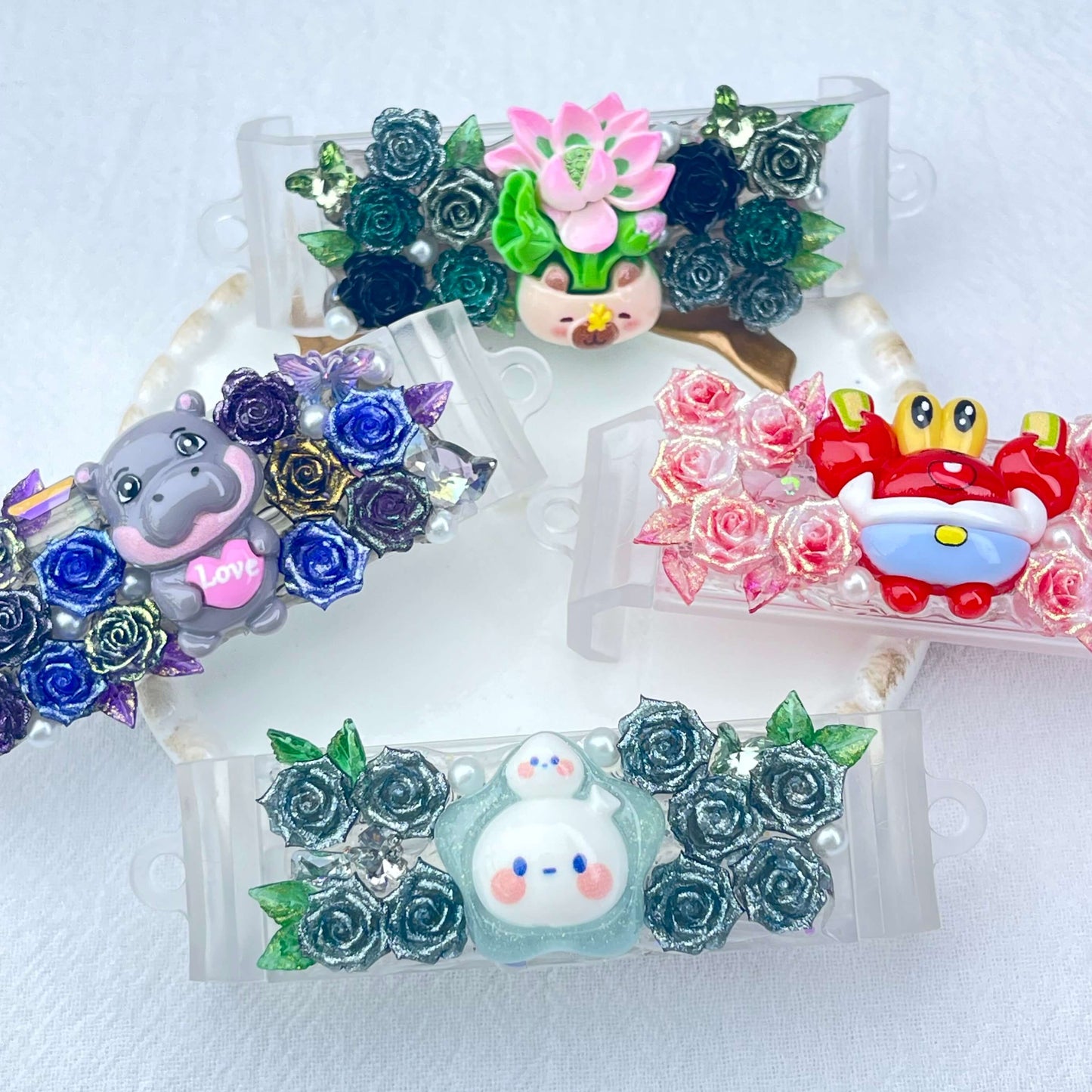 [New Arrival] Kawaii Cutie Flower Blossom Style Handmade Phone Clips-Special Launch Price!