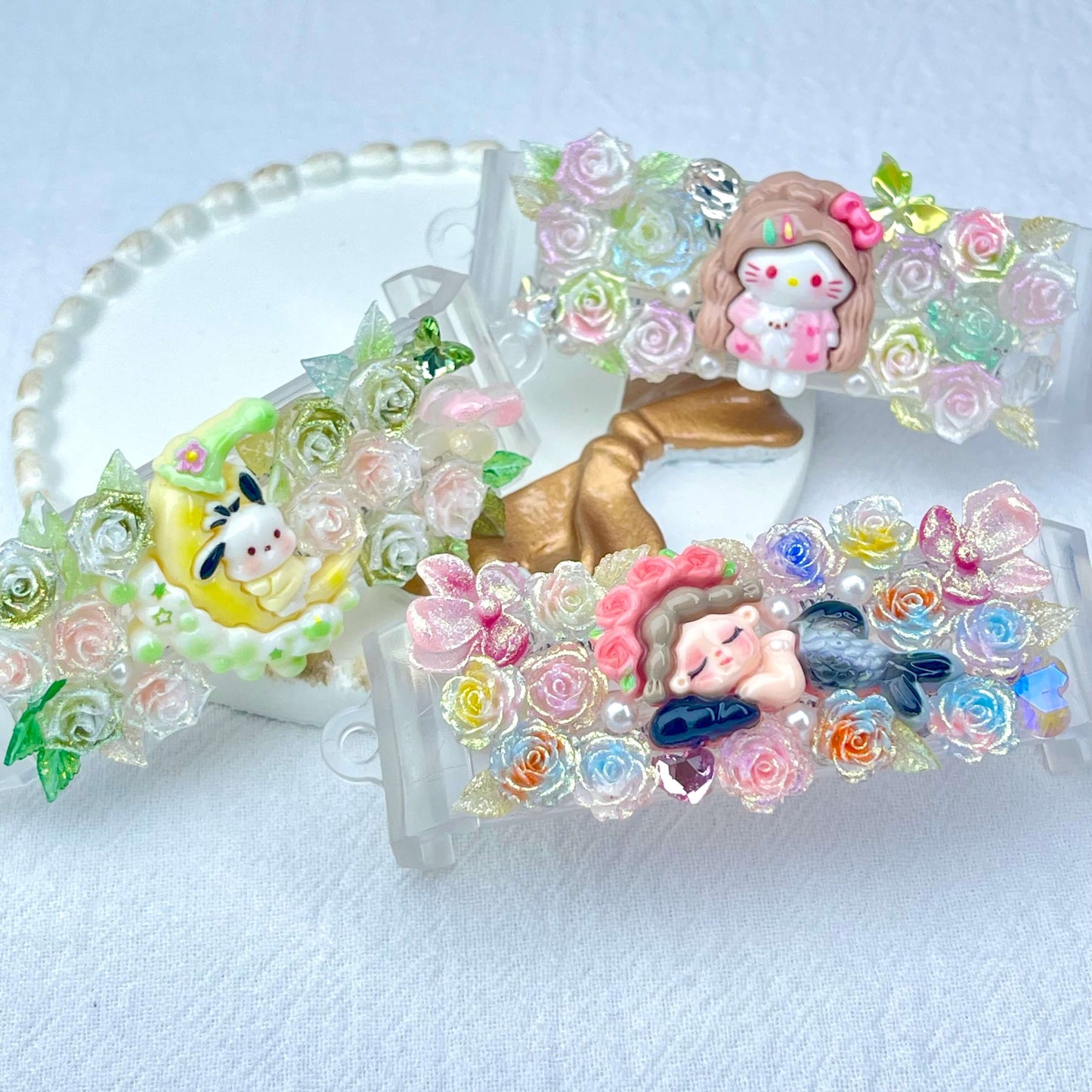 [New Arrival] Kawaii Cutie Flower Blossom Style Handmade Phone Clips-Special Launch Price!
