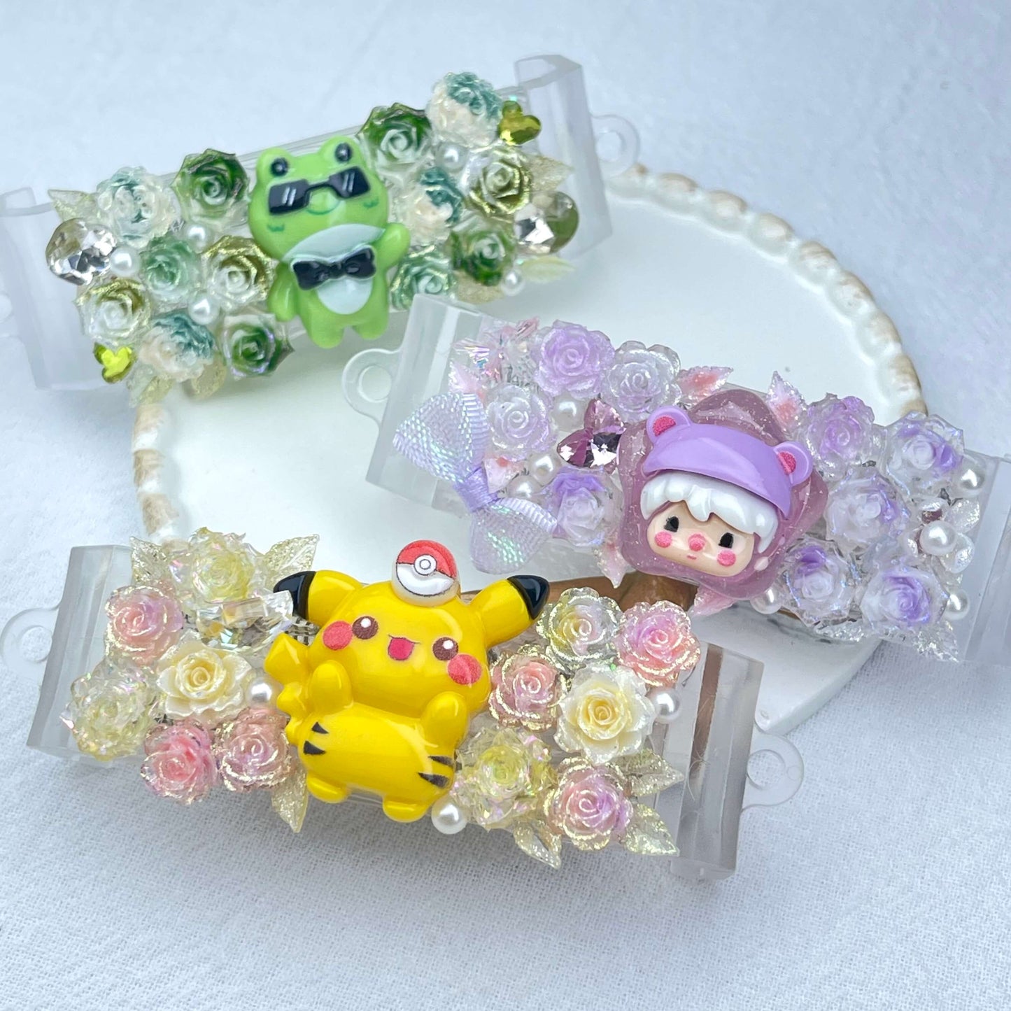 [New Arrival] Kawaii Cutie Flower Blossom Style Handmade Phone Clips-Special Launch Price!