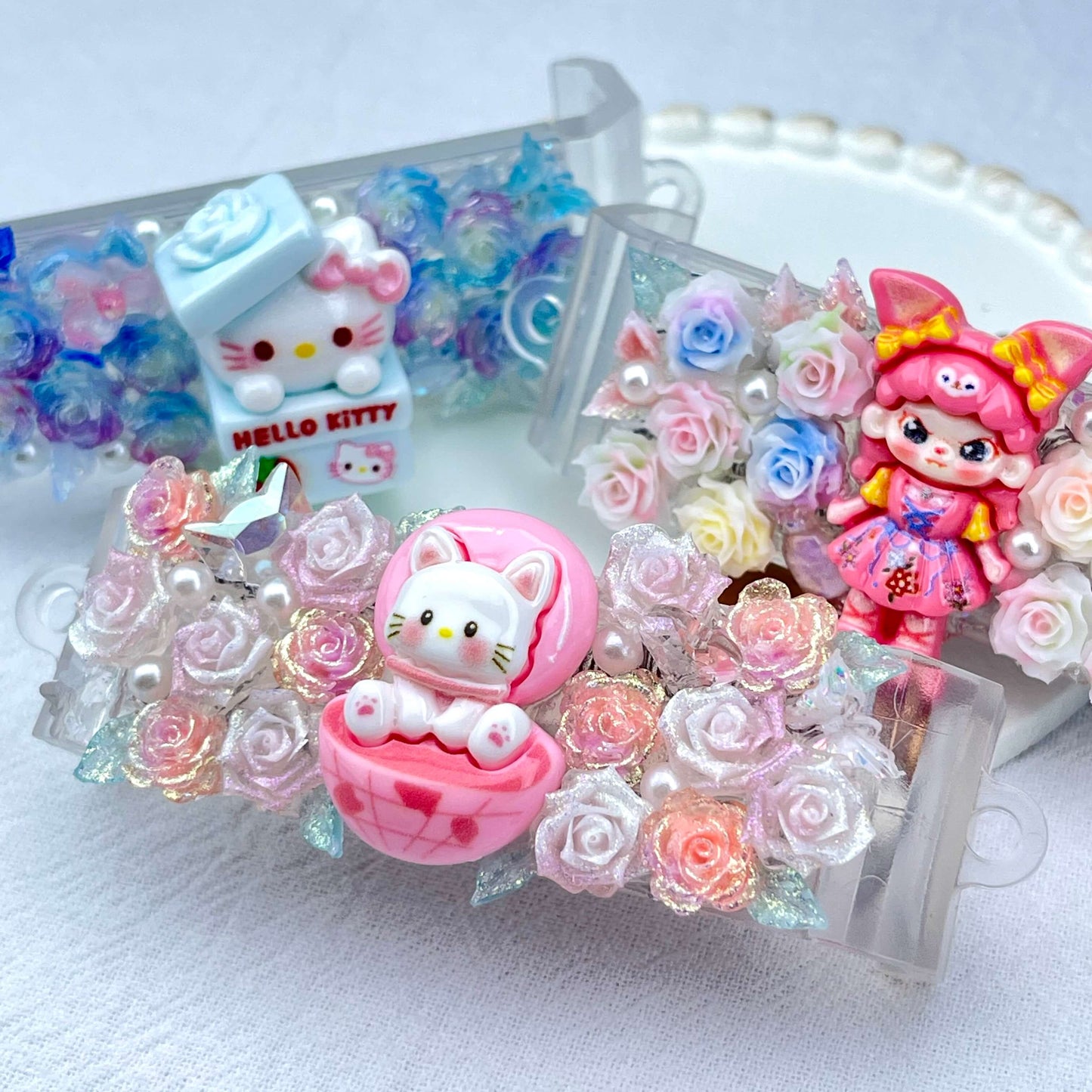 [New Arrival] Kawaii Cutie Flower Blossom Style Handmade Phone Clips-Special Launch Price!