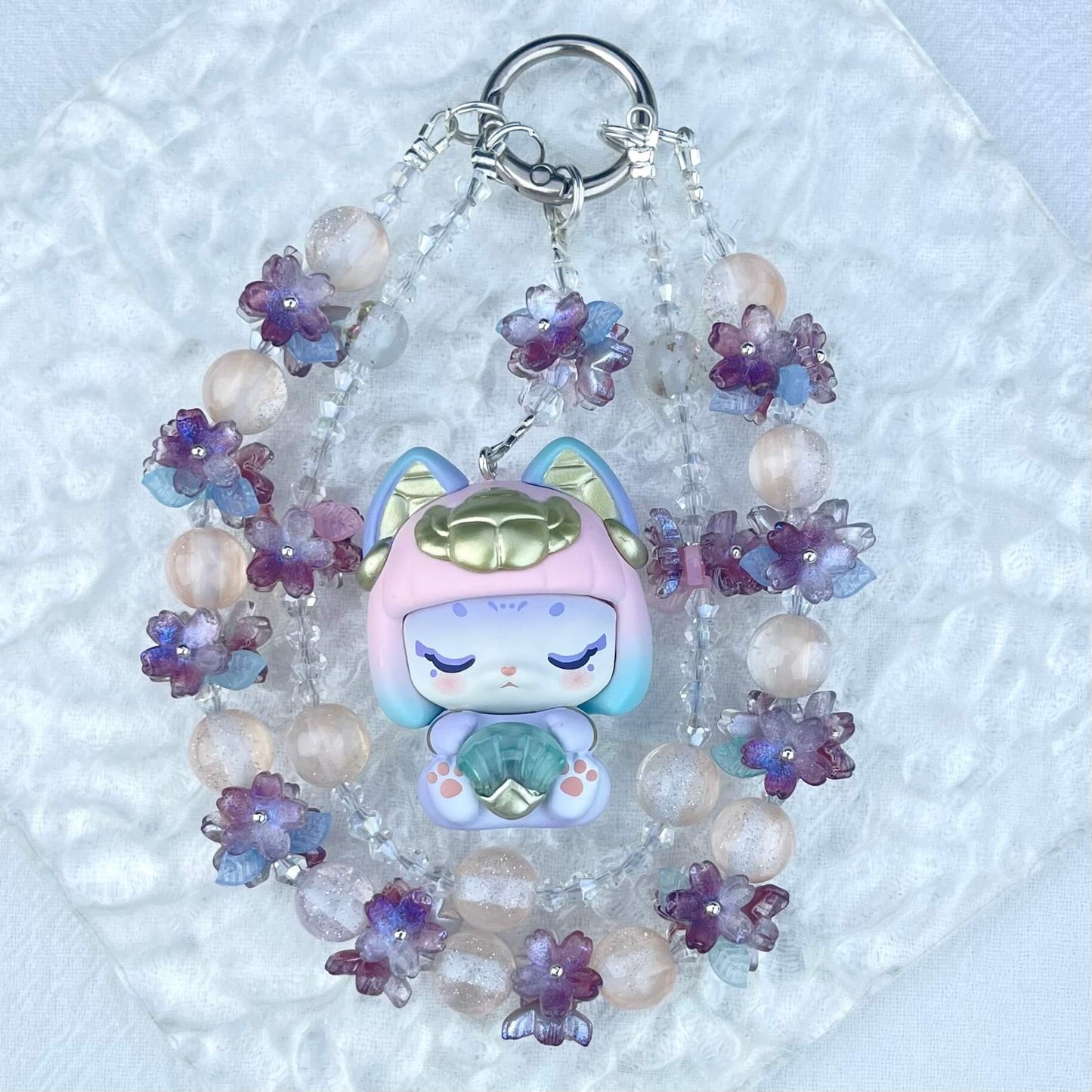 [Limited Edition] Premium Handmade Glittering and Flower Blossom Style Kawaii Cutie Phone Chains-Special Launch Price!