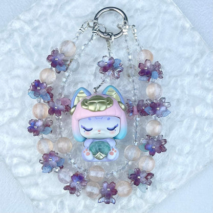 [Limited Edition] Premium Handmade Glittering and Flower Blossom Style Kawaii Cutie Phone Chains-Special Launch Price!
