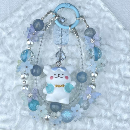 [Limited Edition] Premium Handmade Glittering and Flower Blossom Style Kawaii Cutie Phone Chains-Special Launch Price!