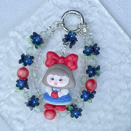[Limited Edition] Premium Handmade Glittering and Flower Blossom Style Kawaii Cutie Phone Chains-Special Launch Price!