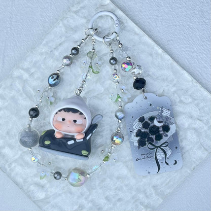 [Limited Edition] Premium Handmade Glittering and Flower Blossom Style Kawaii Cutie Phone Chains-Special Launch Price!