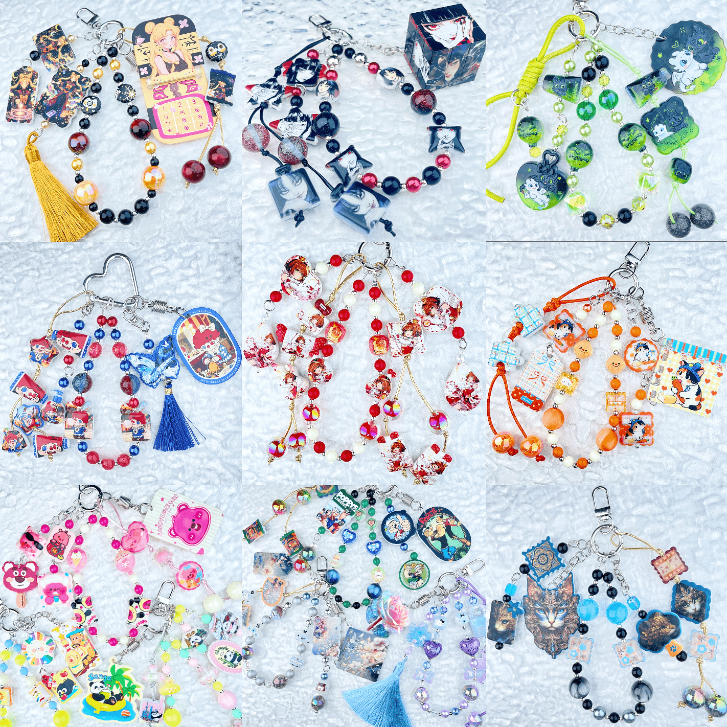 [Anniversary Celebration] Premium Handmade Set Decor Beads Phone Chains-Celebration Special Price!