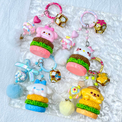 [Live Exclusive] Premium Handmade Newest Standing/Sitting Cutie Keychain- with New Fluffy Style & Special Launch Fruit Play