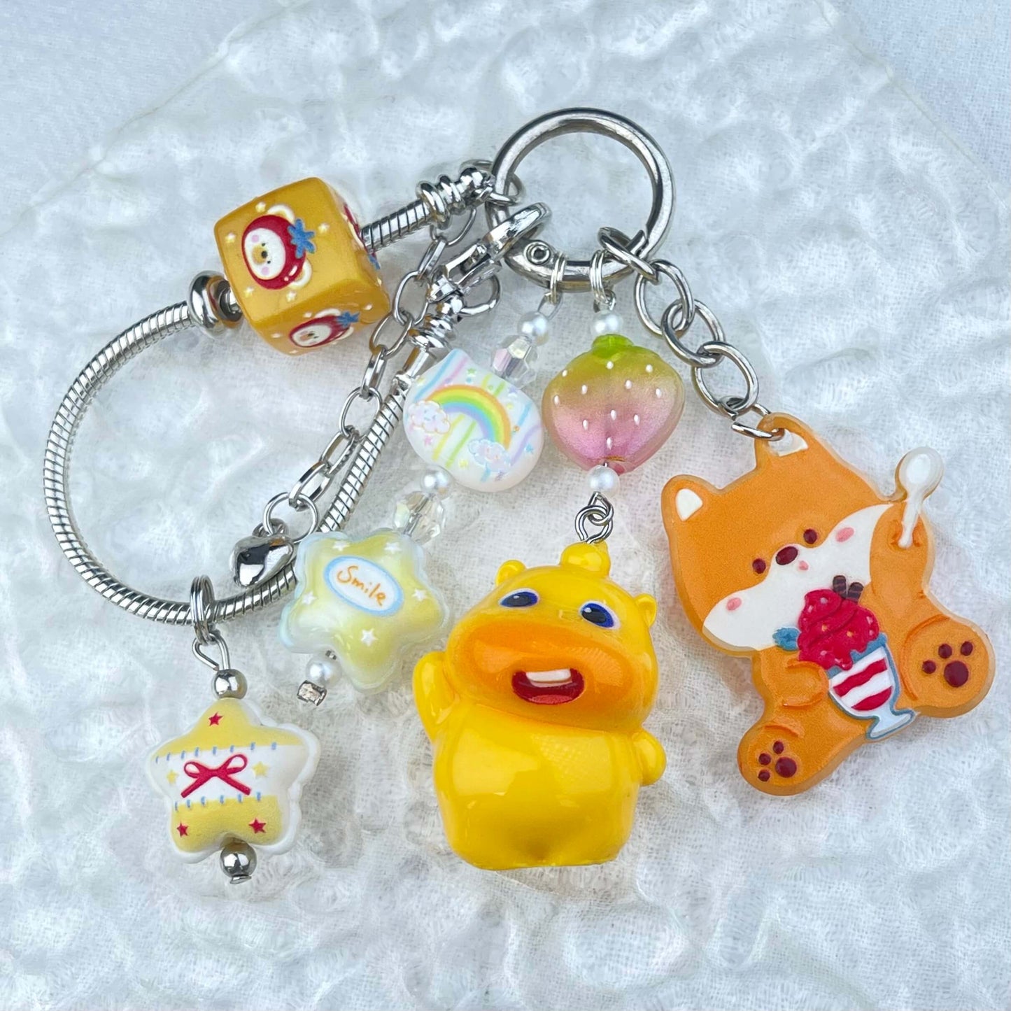 [New Arrival] New Style Metal Alloy Snake Style Chain Kawaii Phone Chain Phone Decor-Special Launch Price!