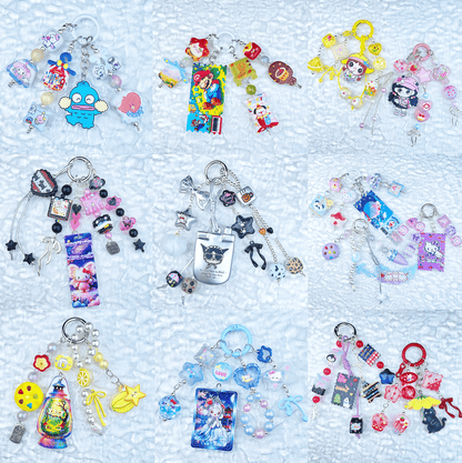 [Anniversary Celebration] Handmade Multi Chain Kawaii Beads Acrylic Pad Keychain Phone Decor-Celebration Special Price!-THIS WEEKEND ONLY