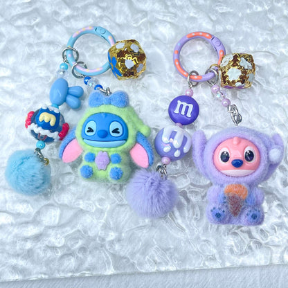 [Live Exclusive] Premium Handmade Newest Standing/Sitting Cutie Keychain- with New Fluffy Style & Special Launch Fruit Play