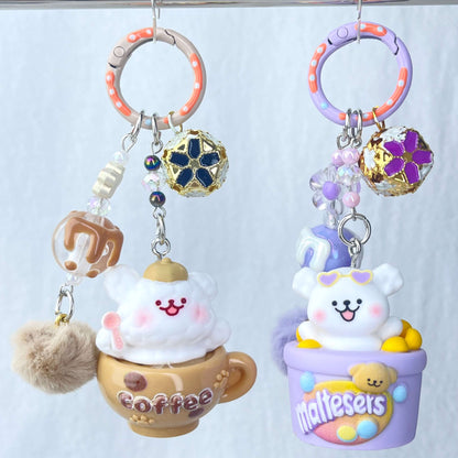 [Live Exclusive] Premium Handmade Newest Standing/Sitting Cutie Keychain- with New Fluffy Style & Special Launch Fruit Play
