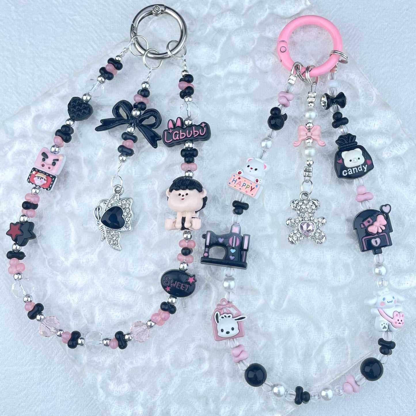 [Anniversary Celebration] Handmade Metal Alloy Decor and Glow In The Dark Decor Kawaii Phone Chains-Celebration Special Price!