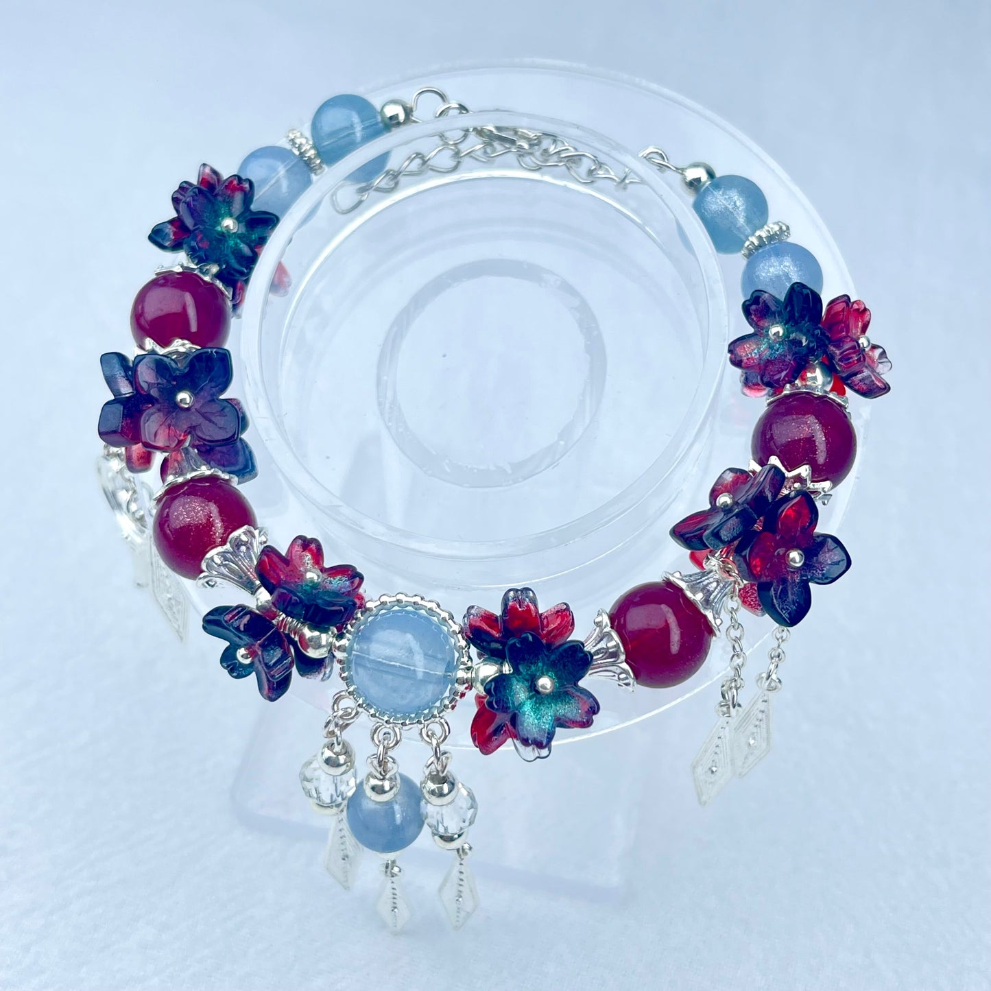 [Holiday Celebration] Premium Handmade Styles and Flower Blossom Styles Single Ring Bracelet-With Hidden Styles!