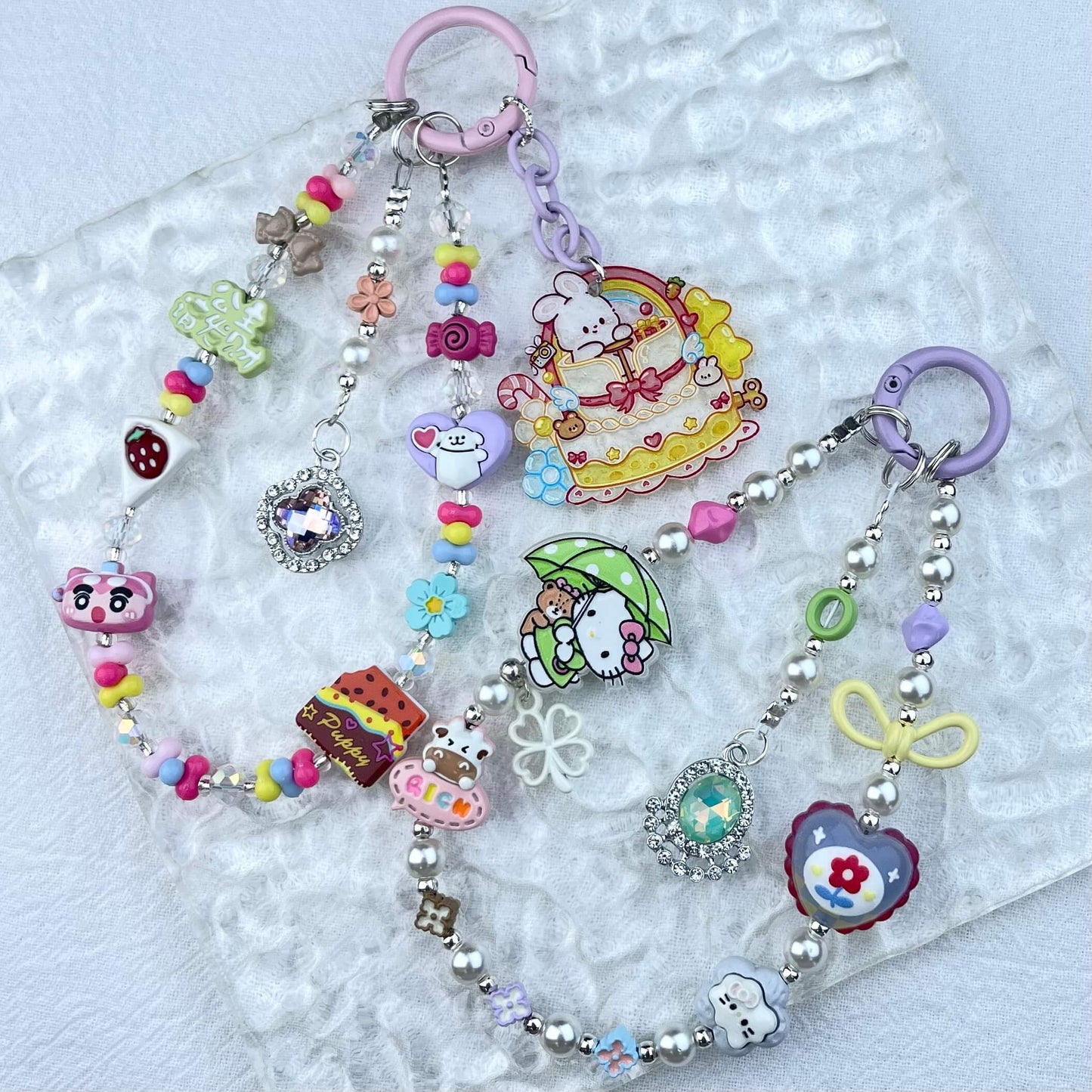 [Anniversary Celebration] Handmade Metal Alloy Decor and Glow In The Dark Decor Kawaii Phone Chains-Celebration Special Price!