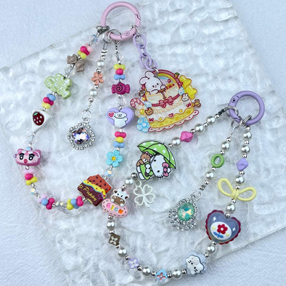 [Anniversary Celebration] Handmade Metal Alloy Decor and Glow In The Dark Decor Kawaii Phone Chains-Celebration Special Price!
