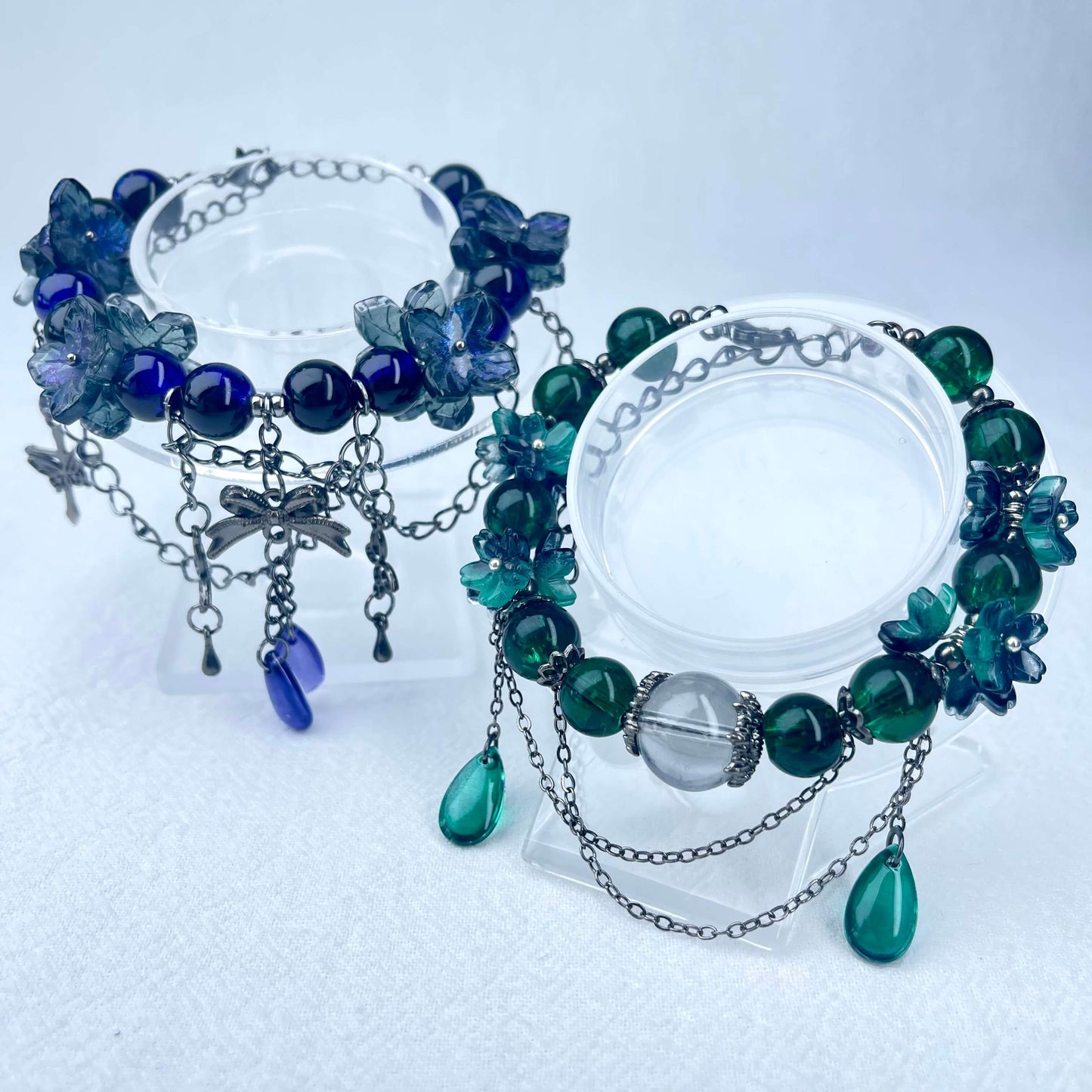 [Holiday Celebration] Premium Handmade Styles and Flower Blossom Styles Single Ring Bracelet-With Hidden Styles!