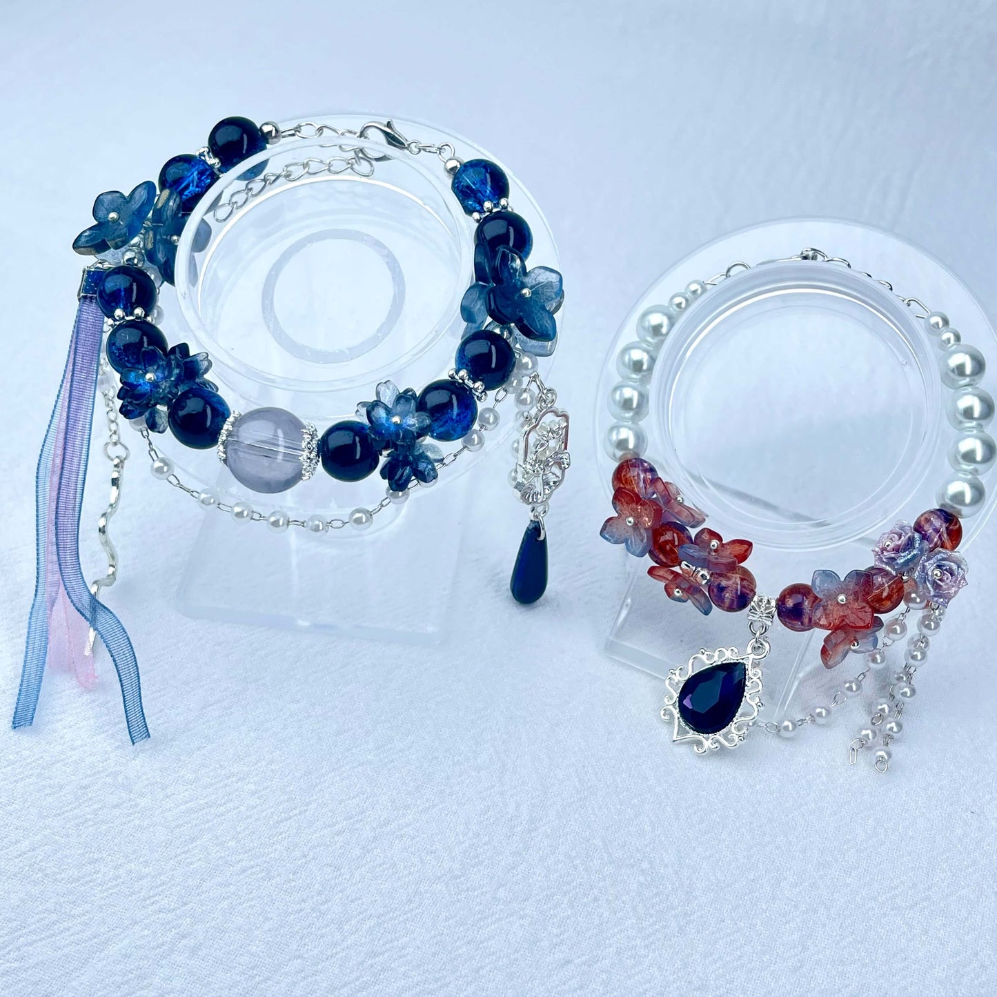 [Holiday Celebration] Premium Handmade Styles and Flower Blossom Styles Single Ring Bracelet-With Hidden Styles!