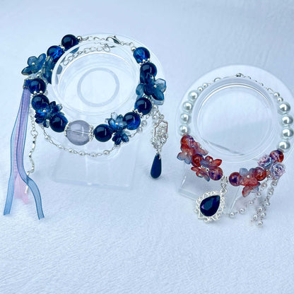 [Holiday Celebration] Premium Handmade Styles and Flower Blossom Styles Single Ring Bracelet-With Hidden Styles!