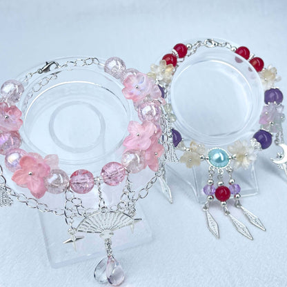 [Holiday Celebration] Premium Handmade Styles and Flower Blossom Styles Single Ring Bracelet-With Hidden Styles!