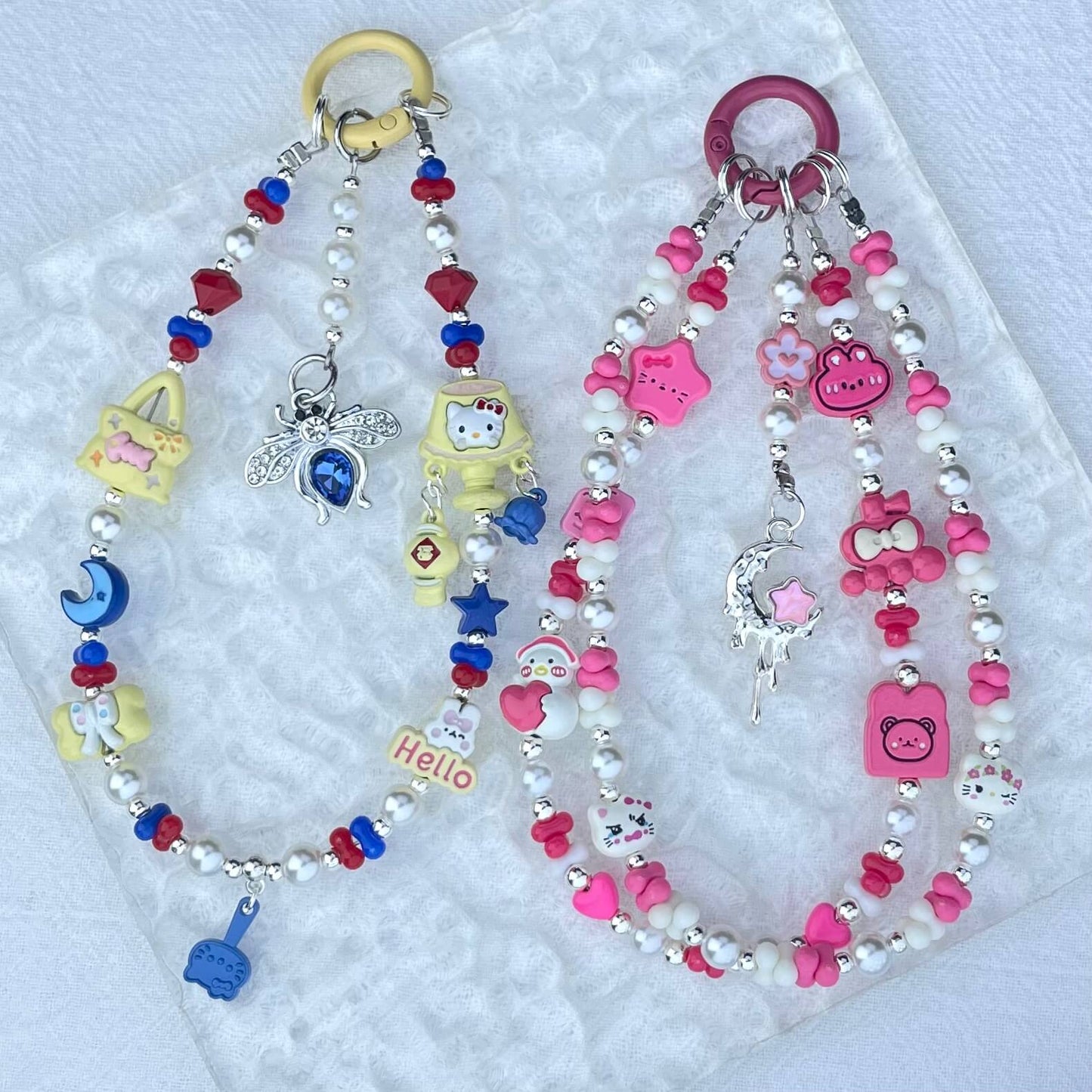 [Anniversary Celebration] Handmade Metal Alloy Decor and Glow In The Dark Decor Kawaii Phone Chains-Celebration Special Price!
