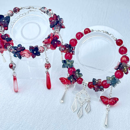 [Holiday Celebration] Premium Handmade Styles and Flower Blossom Styles Single Ring Bracelet-With Hidden Styles!