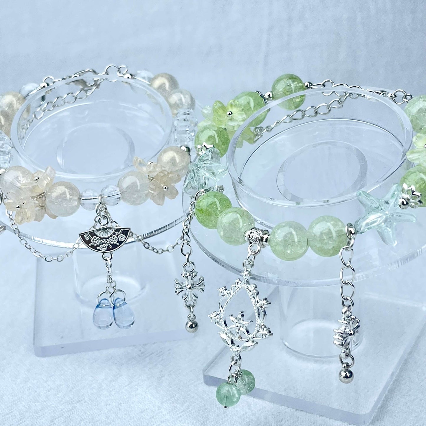 [Holiday Celebration] Premium Handmade Styles and Flower Blossom Styles Single Ring Bracelet-With Hidden Styles!