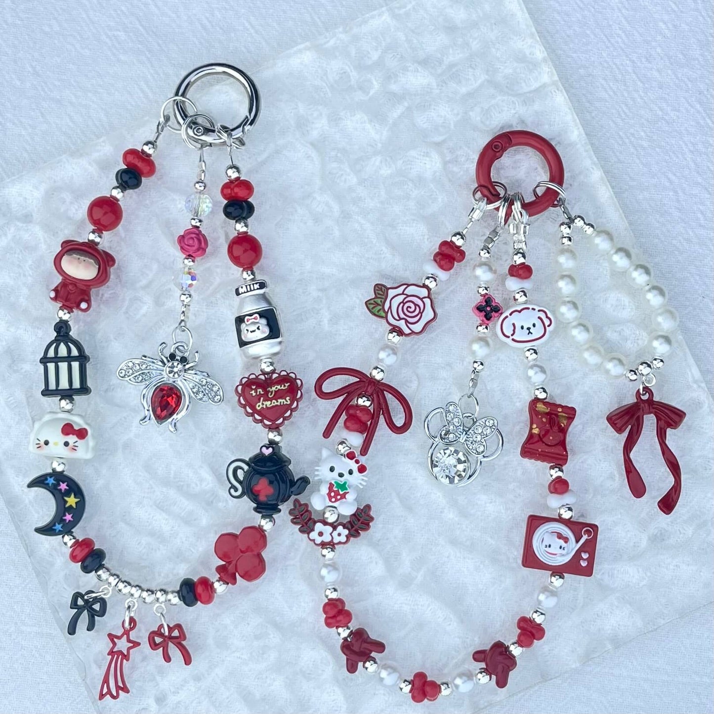 [Anniversary Celebration] Handmade Metal Alloy Decor and Glow In The Dark Decor Kawaii Phone Chains-Celebration Special Price!