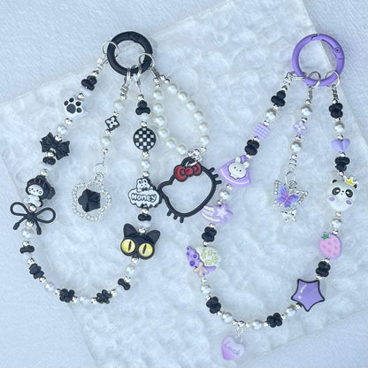 [Anniversary Celebration] Handmade Metal Alloy Decor and Glow In The Dark Decor Kawaii Phone Chains-Celebration Special Price!