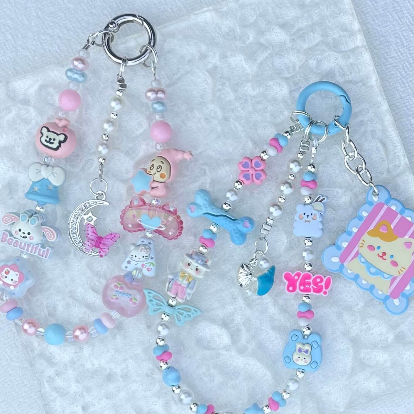 [Anniversary Celebration] Handmade Metal Alloy Decor and Glow In The Dark Decor Kawaii Phone Chains-Celebration Special Price!