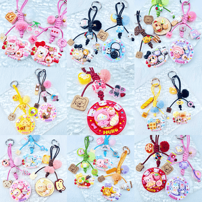 [Holiday Celebration] Hand-Braided Kawaii and Foodie Cuties Keychain Phone Decor-SPECIAL LAUNCH PRICE!