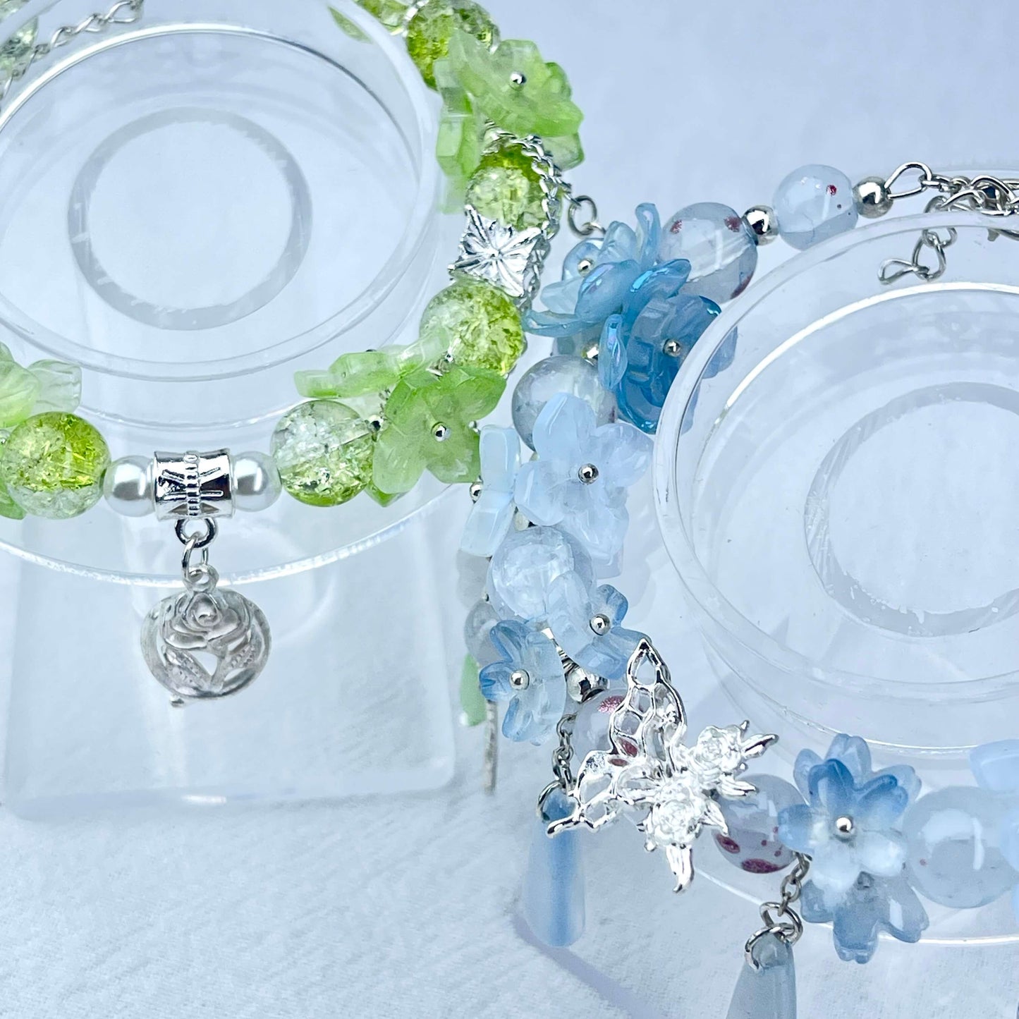 [Holiday Celebration] Premium Handmade Styles and Flower Blossom Styles Single Ring Bracelet-With Hidden Styles!