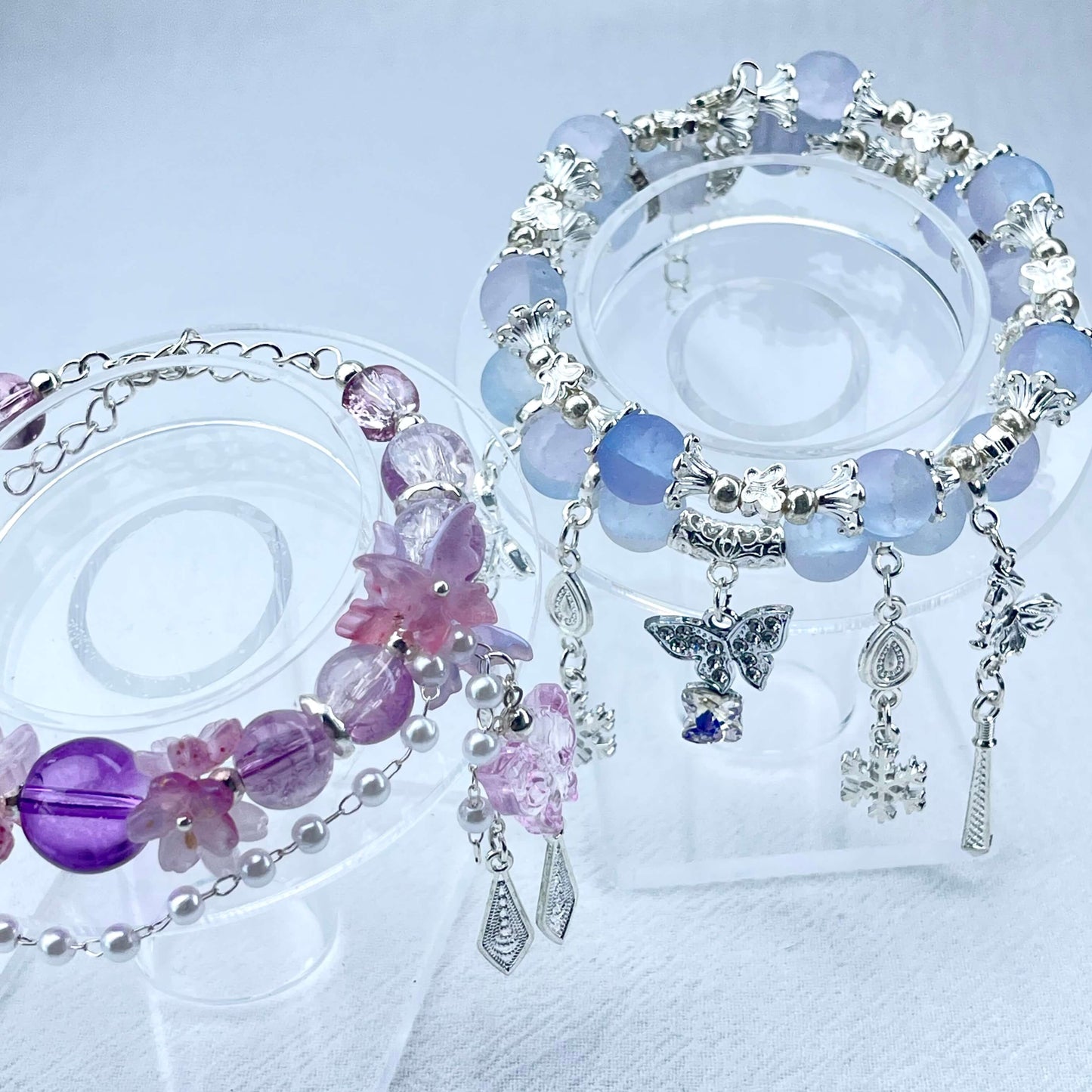 [Holiday Celebration] Premium Handmade Styles and Flower Blossom Styles Single Ring Bracelet-With Hidden Styles!