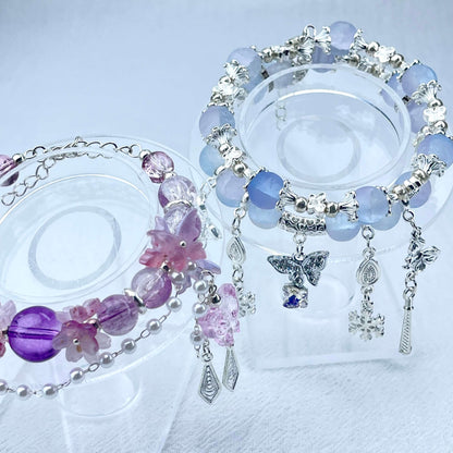 [Holiday Celebration] Premium Handmade Styles and Flower Blossom Styles Single Ring Bracelet-With Hidden Styles!