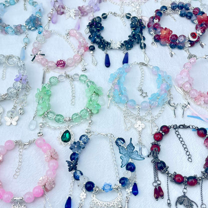 [Holiday Celebration] Premium Handmade Styles and Flower Blossom Styles Single Ring Bracelet-With Hidden Styles!