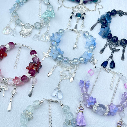 [Holiday Celebration] Premium Handmade Styles and Flower Blossom Styles Single Ring Bracelet-With Hidden Styles!