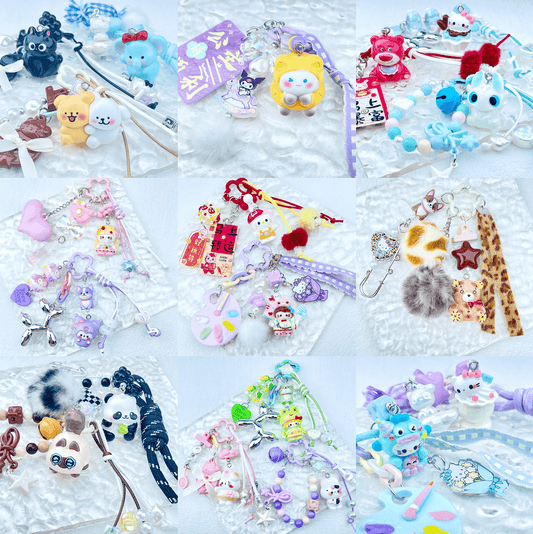[New Arrival] Handmade Multi Chain Kawaii Cutie Keychain Phone Decor