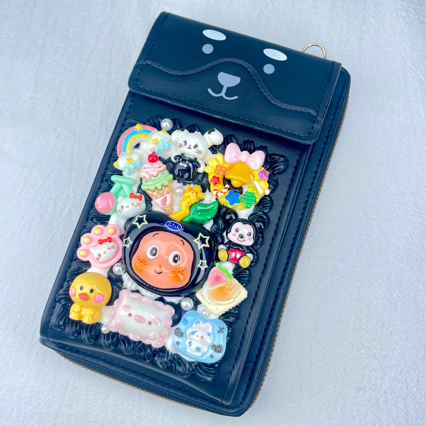 [Holiday Celebration] Kawaii Cream Gel Handmade Cross-Body Bag Phone Purse