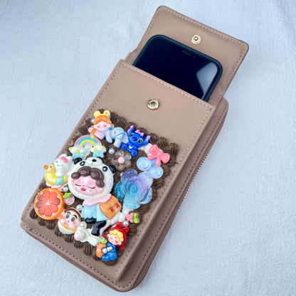 [Holiday Celebration] Kawaii Cream Gel Handmade Cross-Body Bag Phone Purse