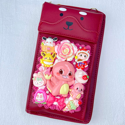 [Holiday Celebration] Kawaii Cream Gel Handmade Cross-Body Bag Phone Purse