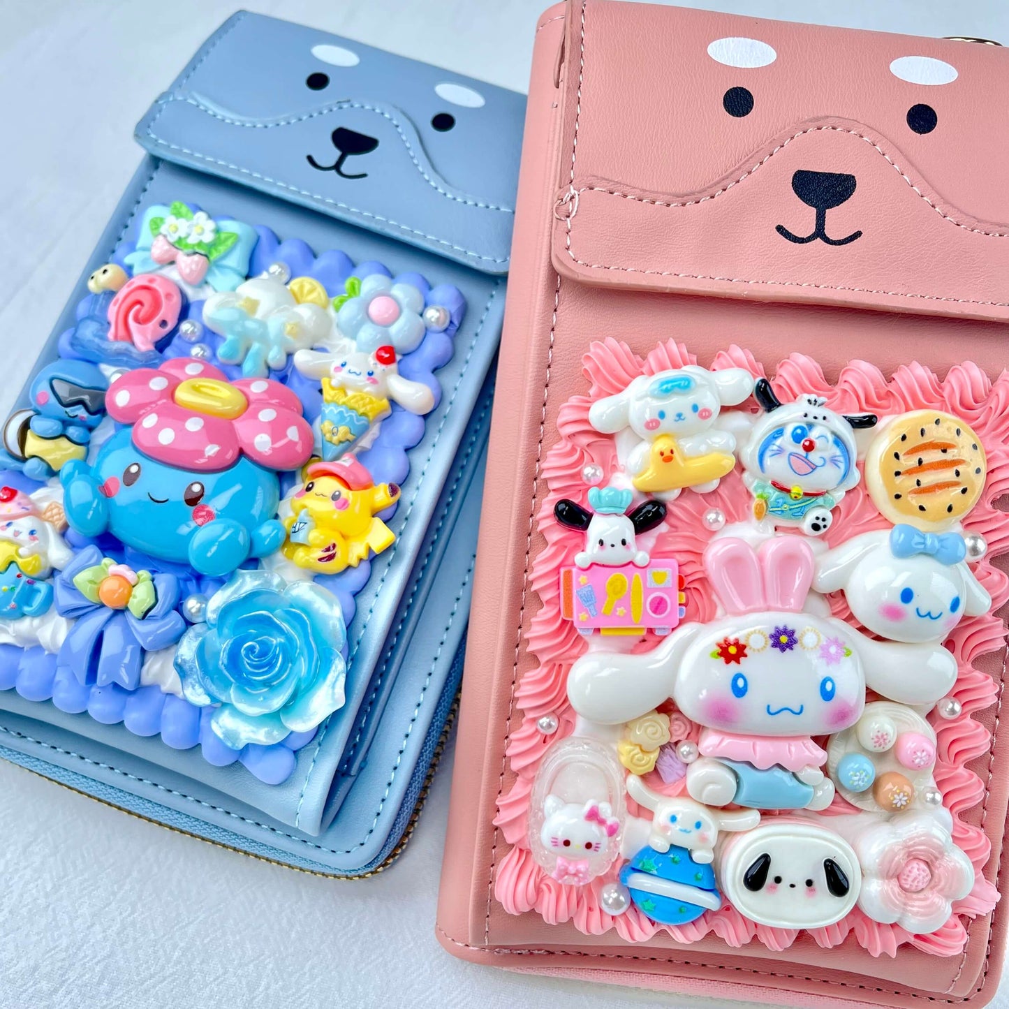 [Holiday Celebration] Kawaii Cream Gel Handmade Cross-Body Bag Phone Purse