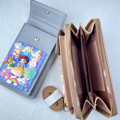 [Holiday Celebration] Kawaii Cream Gel Handmade Cross-Body Bag Phone Purse